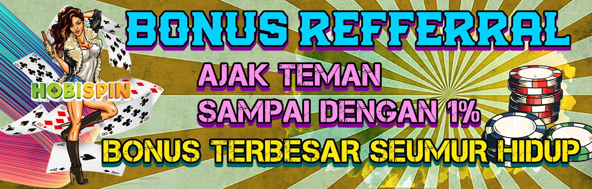 Nikmati Bonus Refferal dari situs judi online terpercaya