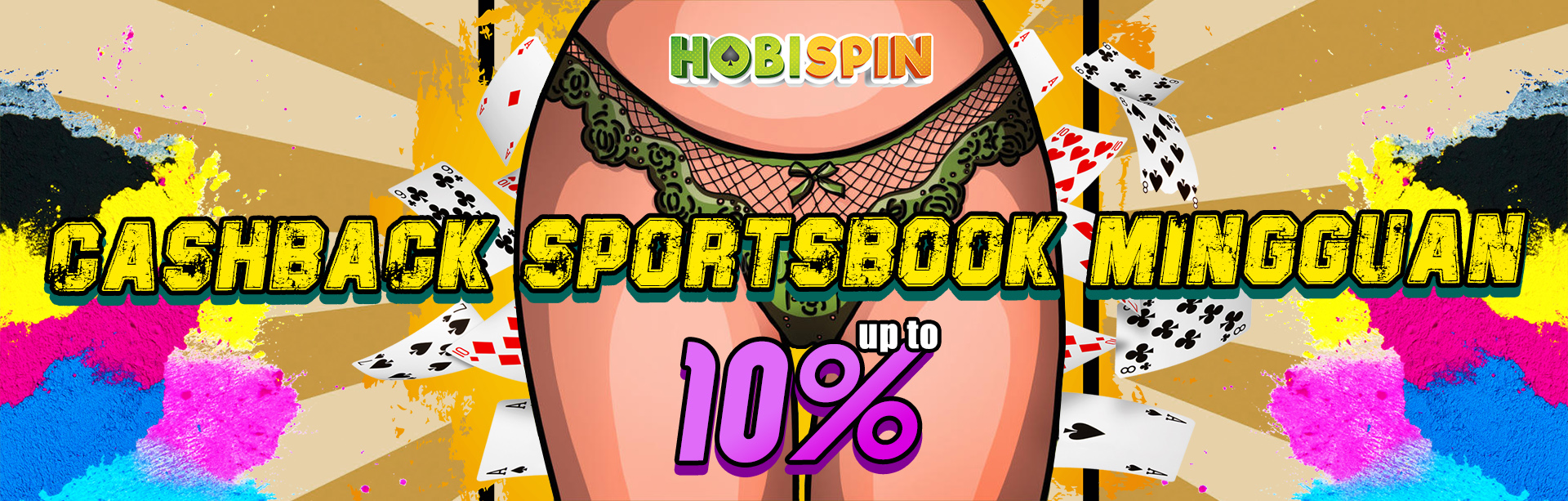 Hobispin, situs judi online terpercaya menawarkan %CASHBACK SPORTBOOK 10%