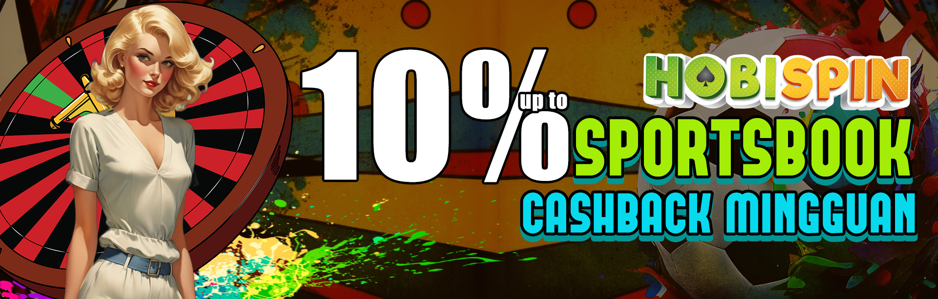 Hobispin, situs judi online terpercaya menawarkan %CASHBACK SPORTBOOK 10%