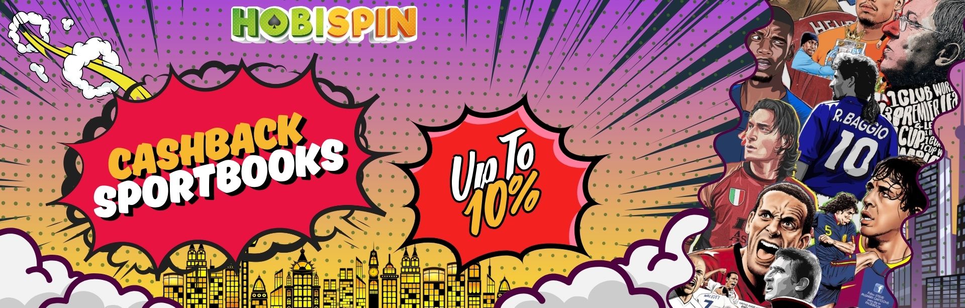 Hobispin, situs judi online terpercaya menawarkan %CASHBACK SPORTBOOK 10%