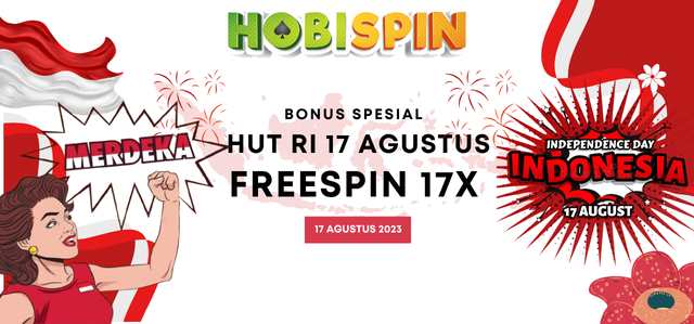 Bonus Spesial Dari HOBISPIN - (17x FREE SPIN)