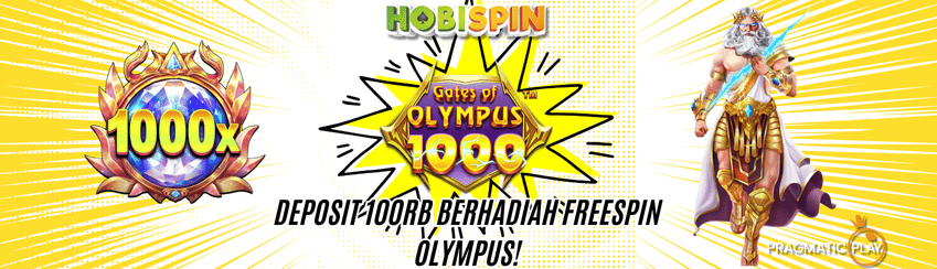 Deposit 100rb Gratis Freespin (8x) di Olympus!