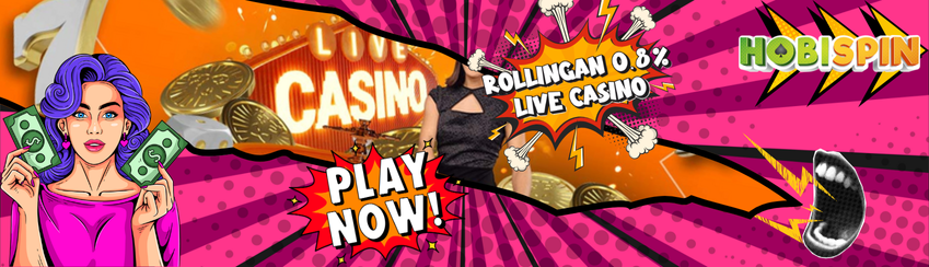 BONUS ROLLINGAN Live Casino up to 0.8%
