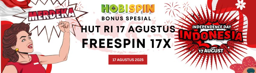 Bonus Spesial Dari HOBISPIN - (17x FREE SPIN)